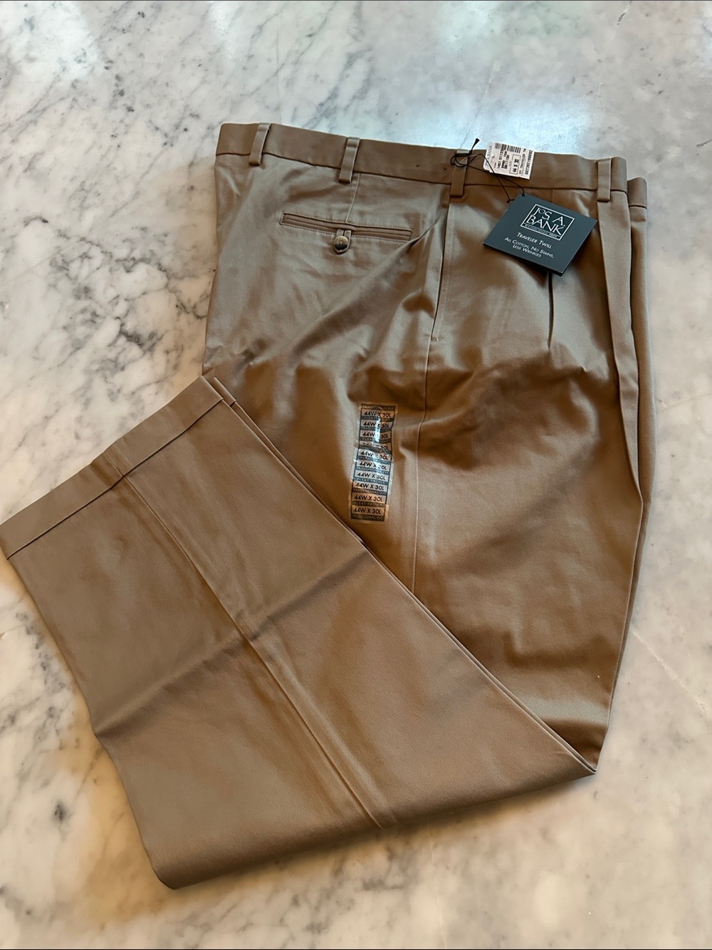 Jos.A. Bank, Traveler Twill, Pants. 44x30. NWT